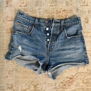Levi's 501 Classic Blue Jean Shorts